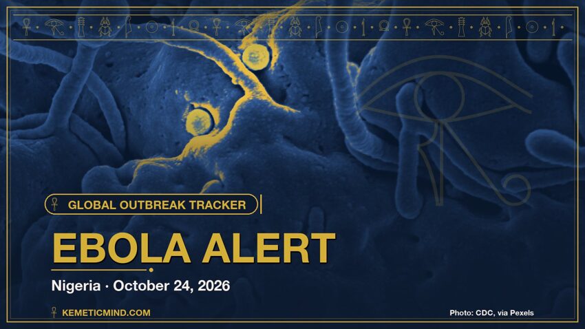 Ebola Alert. Photo: CDC, via Pexels