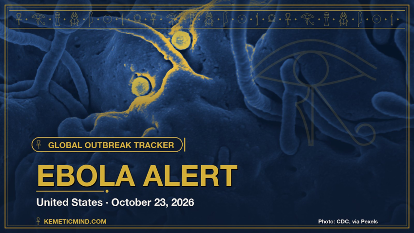 Ebola Alert. Photo: CDC, via Pexels