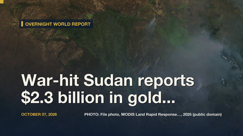 War-hit Sudan reports $2.3 billion in gold exports as production beats annual target