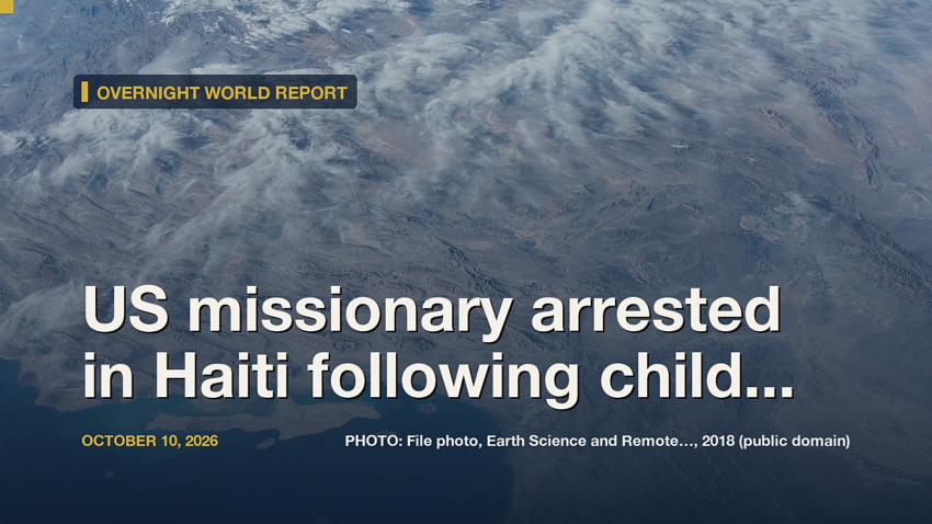 US missionary arrested in Haiti following child sex abuse allegations