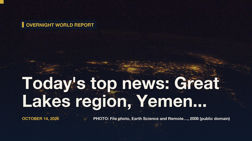Today's top news: Great Lakes region, Yemen, Sudan, Cyprus, Libya