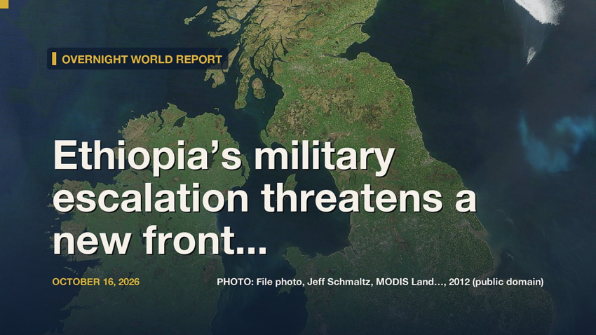 Ethiopia’s military escalation threatens a new front in the Red Sea crisis
