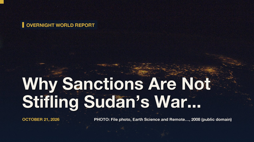 Why Sanctions Are Not Stifling Sudan’s War Economy and What We Can Do About It