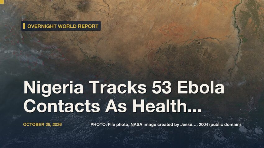 Nigeria Tracks 53 Ebola Contacts As Health Authorities Intensify Outbreak Response