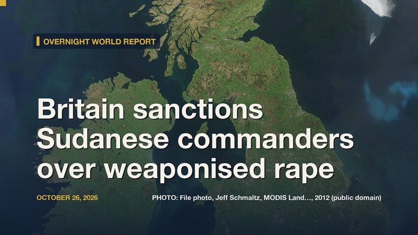 Britain sanctions Sudanese commanders over weaponised rape