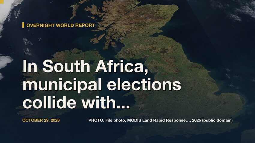 In South Africa, municipal elections collide with solidarity for Gaza
