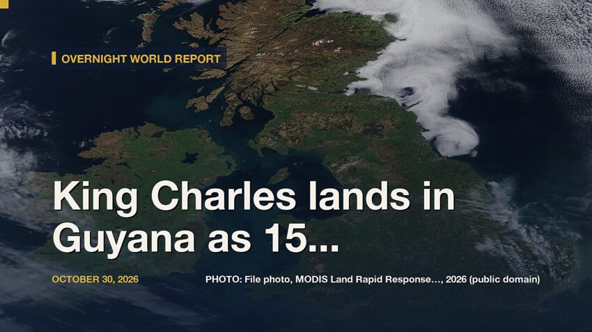King Charles lands in Guyana as 15 Caribbean nations demand reparations for Britain's r...