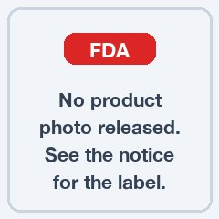 No product photo was released with this FDA notice