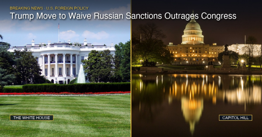 Side-by-side featured collage: The White House on the left, and the illuminated U.S. Capitol dome at night on the right.