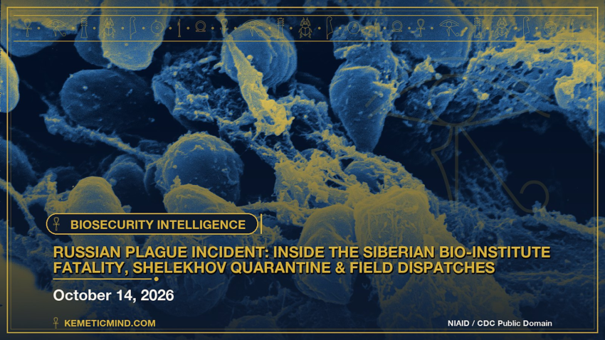 Siberian Anti-Plague Institute biosecurity investigation and Yersinia pestis containment
