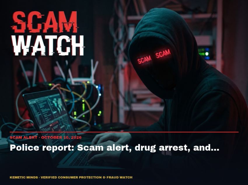 Police report: Scam alert, drug arrest, and pepper spray incident in eventful days for…