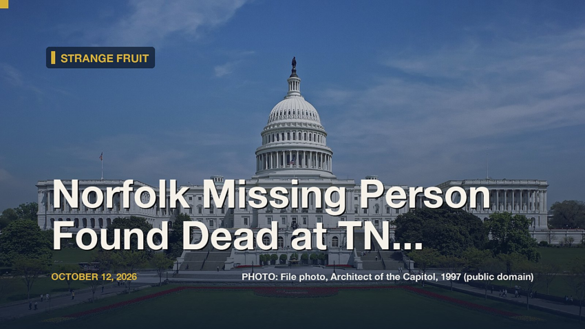 Norfolk Missing Person Found Dead at TN Waterfall