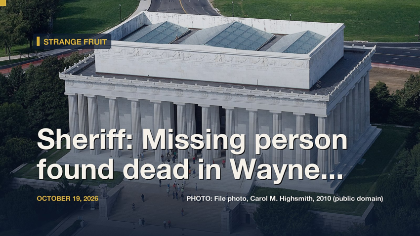 Sheriff: Missing person found dead in Wayne County, Mo.