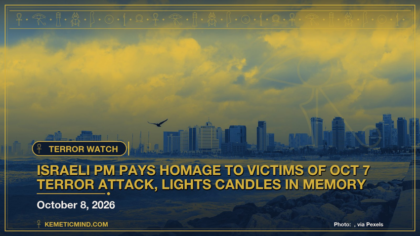 Israeli PM pays homage to victims of Oct 7 terror attack, lights candles in memory. Photo: Виктор Соломоник, via Pexels