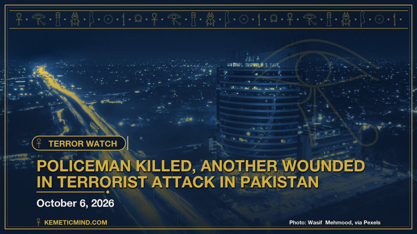 Policeman killed, another wounded in terrorist attack in Pakistan. Photo: Wasif Mehmood, via Pexels