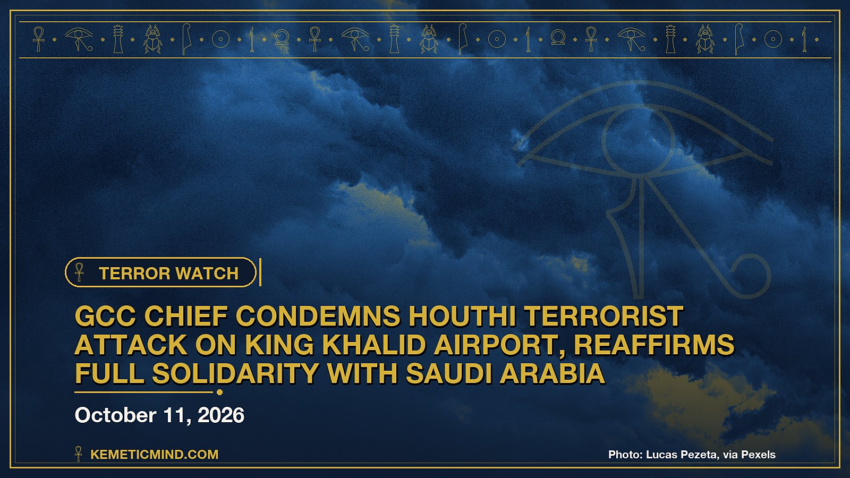 GCC Chief Condemns Houthi Terrorist Attack on King Khalid Airport, Reaffirms Full Solidarity with Saudi Arabia. Photo: Lucas Pezeta, via Pexels