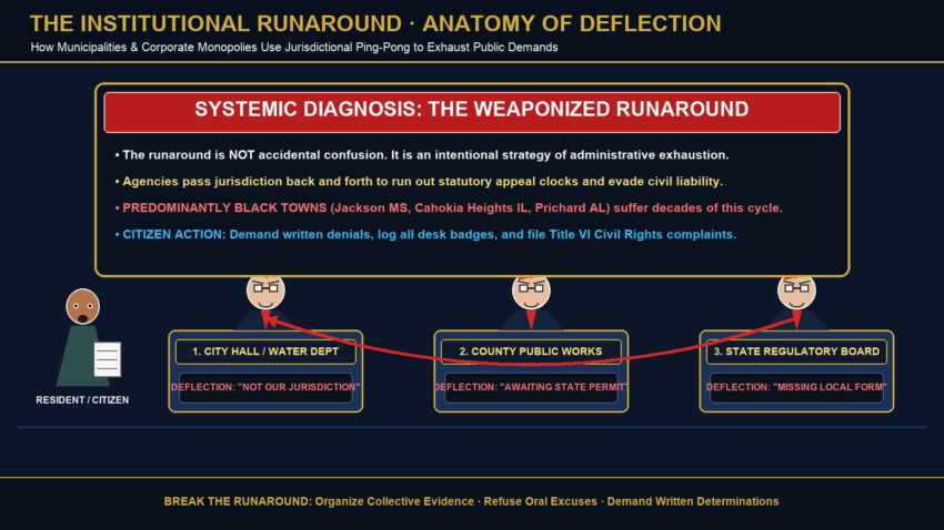 The Institutional Runaround: Anatomy of Deflection and How Citizens Break the Bureaucratic Loop