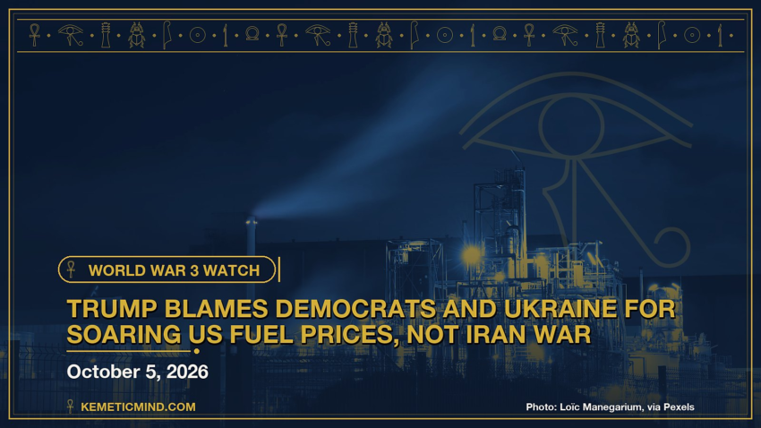 World War 3 Watch: Trump blames Democrats and Ukraine for soaring US fuel prices. Photo: Loïc Manegarium, via Pexels