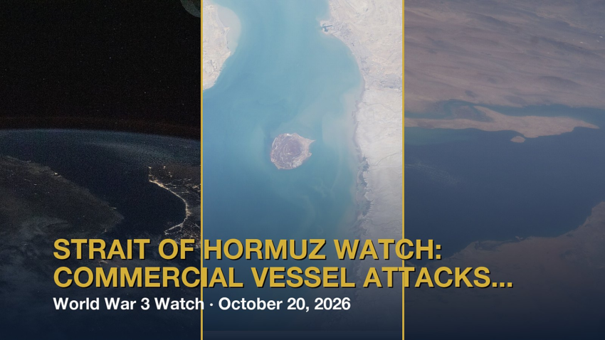 World War 3 Watch: Strait of Hormuz Watch: Commercial Vessel Attacks Intensify