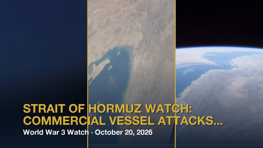 World War 3 Watch: Strait of Hormuz Watch: Commercial Vessel Attacks Intensify