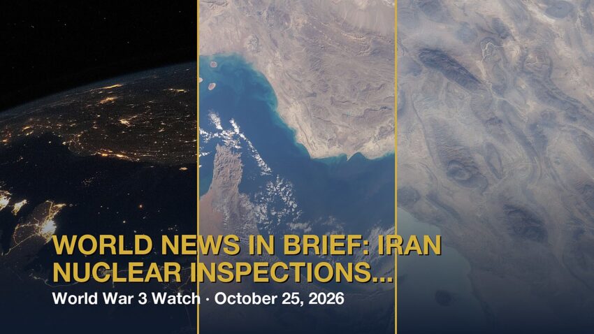 World War 3 Watch: World News in Brief: Iran nuclear inspections, deadly church attack in Jordan, El Fasher – one year on
